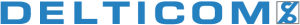 Logo kompanije "Delticom" vodećeg online prodavca auto guma. Logo čine svetloplava slova imena kompanije.